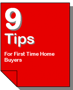 9 Tips For First Time Buyers